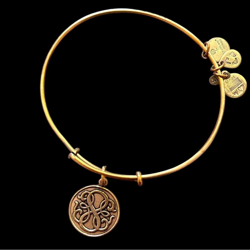 •2 for $20• Alex and Ani Gold Charm Path of Life Bangle Charm Bracelet
